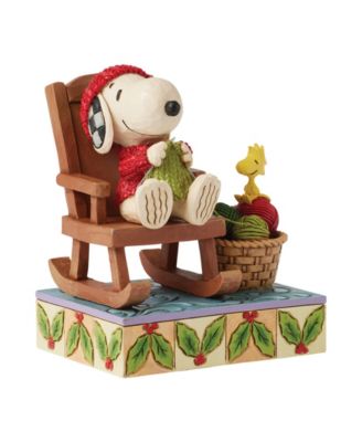 Peanuts Snoopy in Rocking Chair Figurine