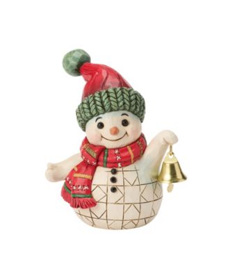 Heartwood Creek Snowman with Bell Figurine