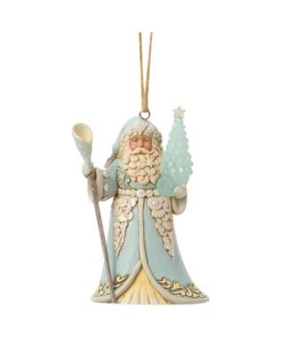 Heartwood Creek Coastal Santa with Sea Glass Figurine