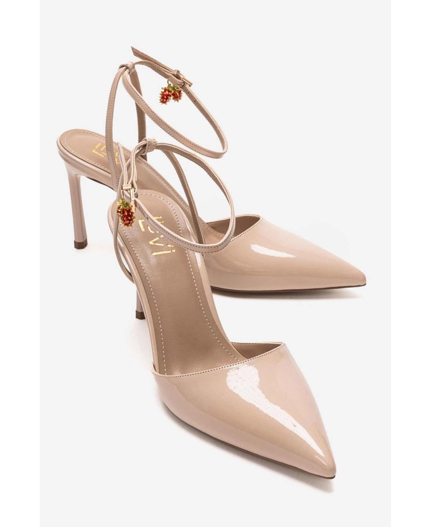 Женские туфли Prologue Shoes Thalia Stiletto, цвет: Бежевый лаковый — фото 4