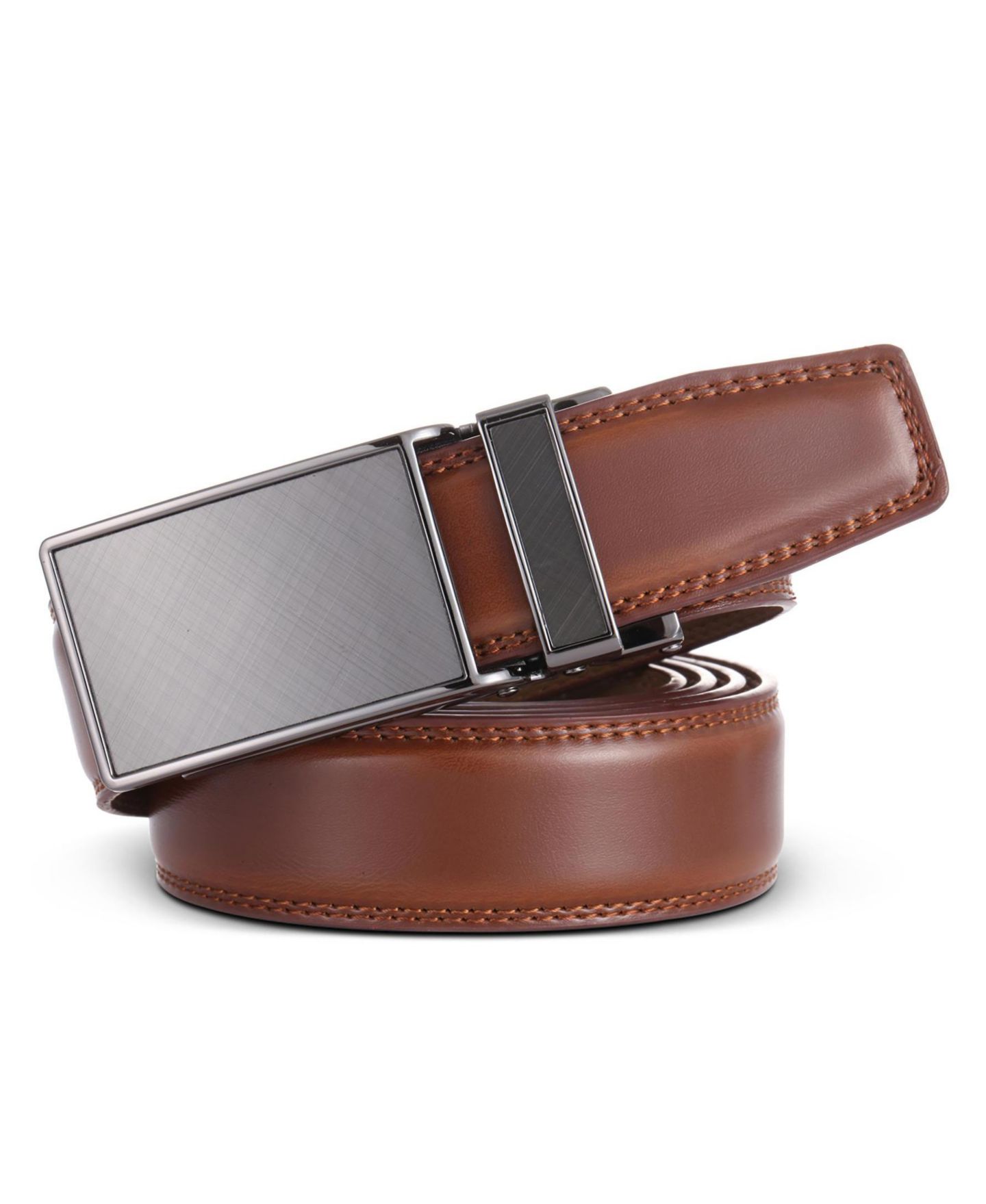 Мужской ремень Mio Marino Tartan Ratchet Belt, цвет: Умбра — фото 2