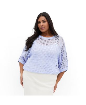 Women's CITY CHI Crochet Knit Top