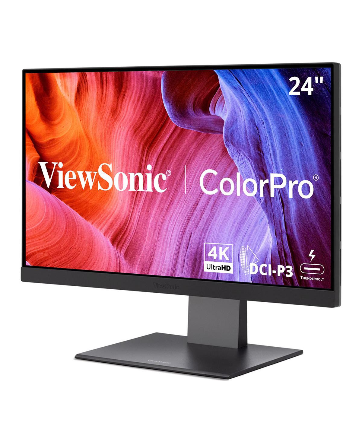 ViewSonic ColorPro VP2488-4K 23.8" 16:9 4K Usb-c Ips Led Monitor