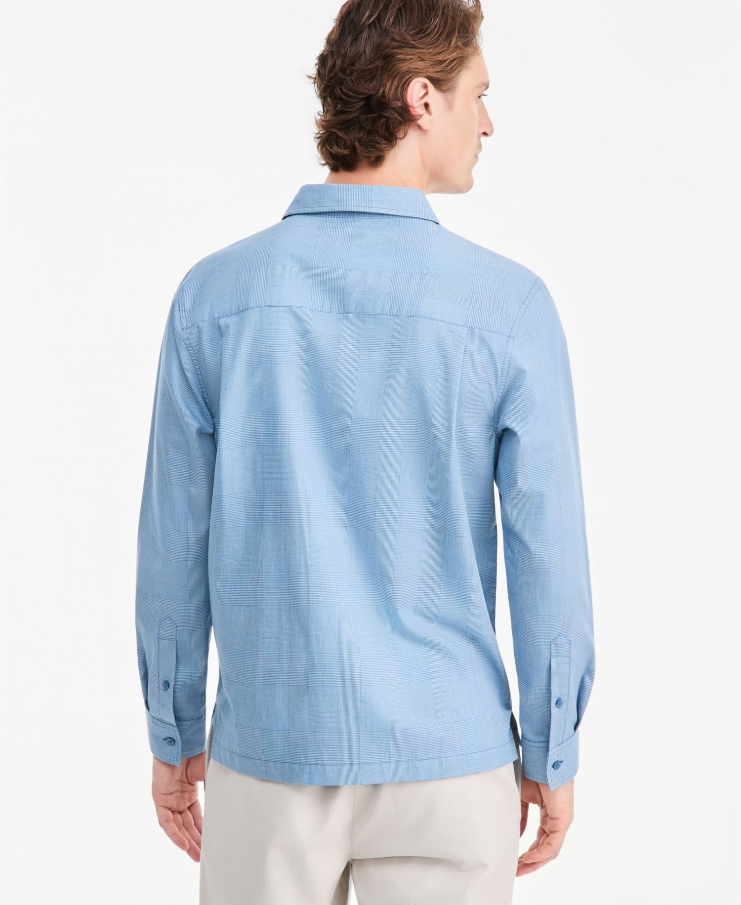 Men's Long-Sleeve Plaid Shirt