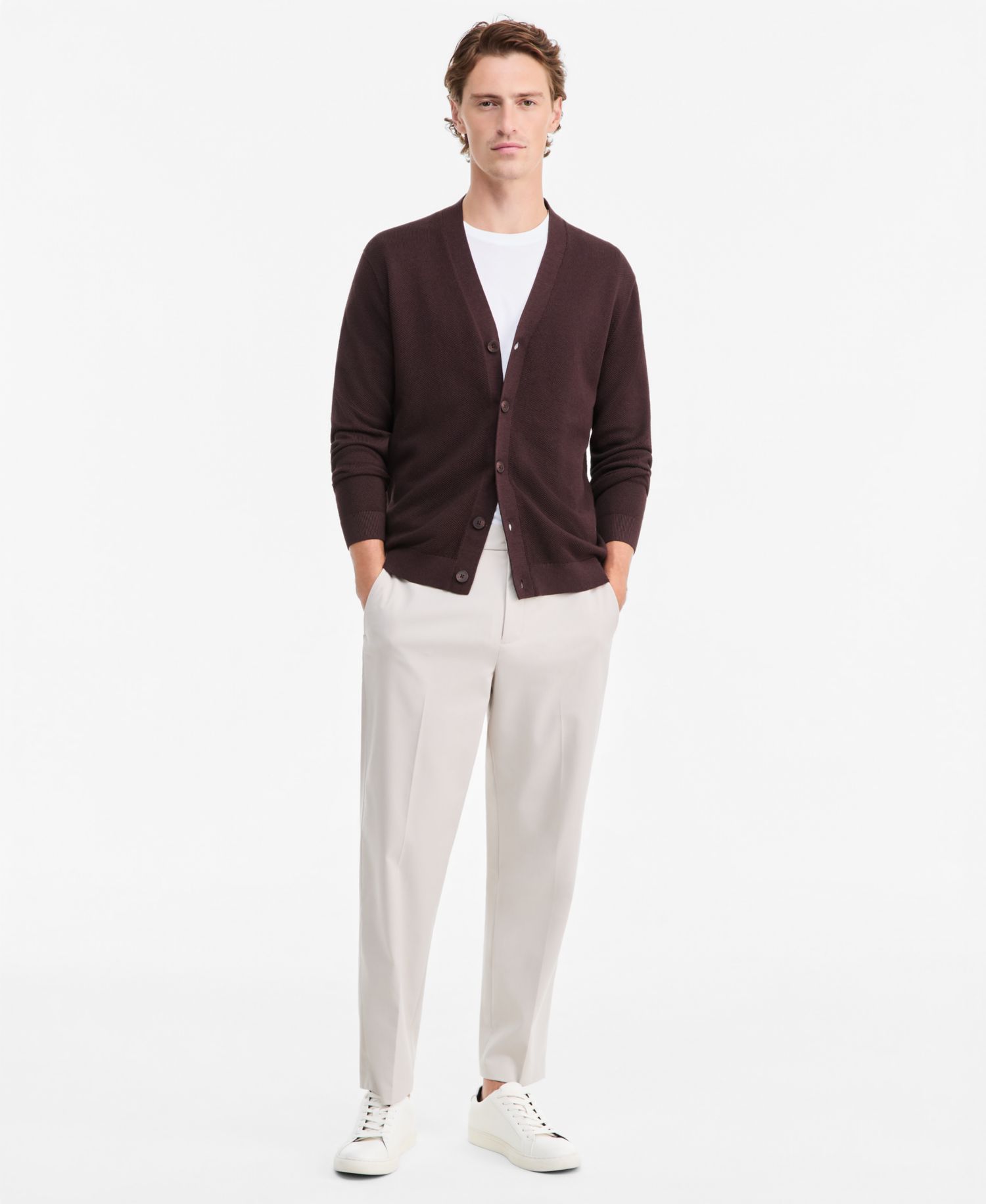 Men's Button-Up Cardigan Sweater