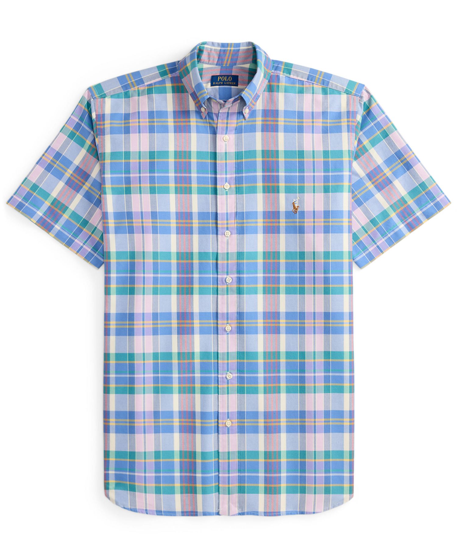 Men's Big & Tall Plaid Oxford Shirt