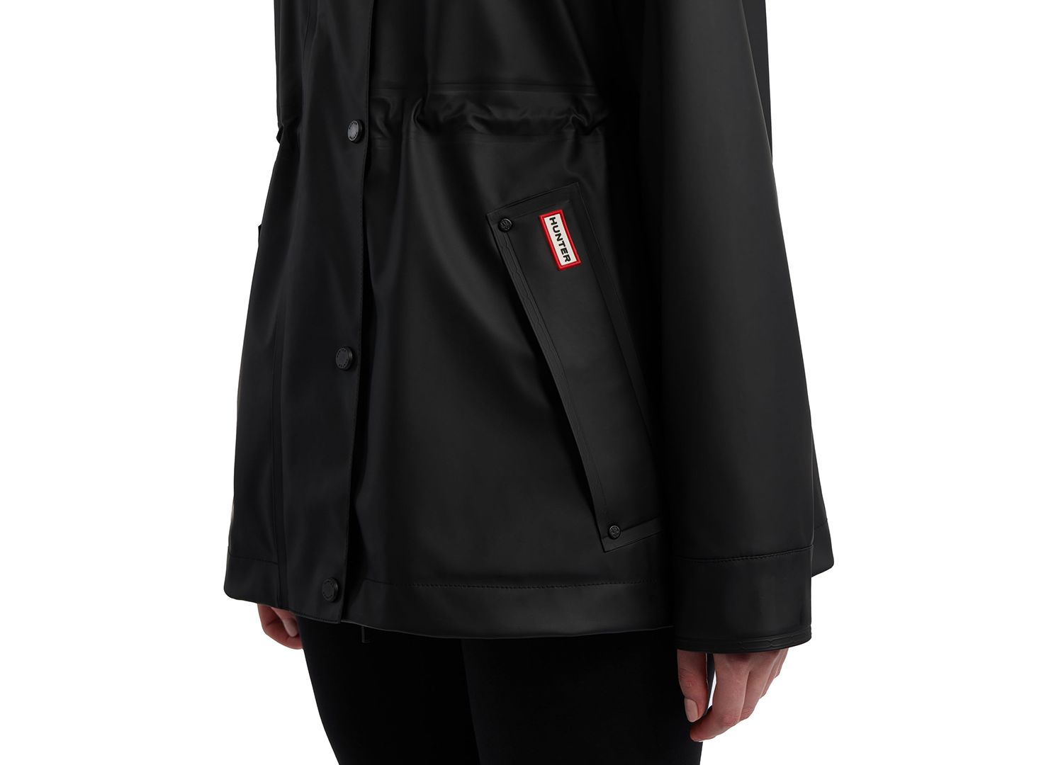 Women's Rubberized Anorak Coat