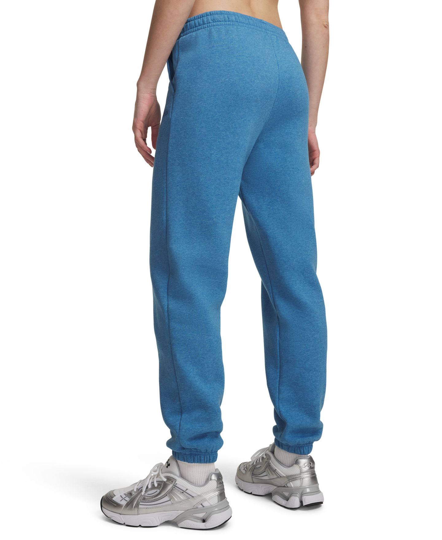 Женские брюки Under Armour Rival Fleece Gym, цвет: Синий — фото 3