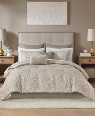 Emilia Jacquard 12-Pc. Comforter Set, Queen