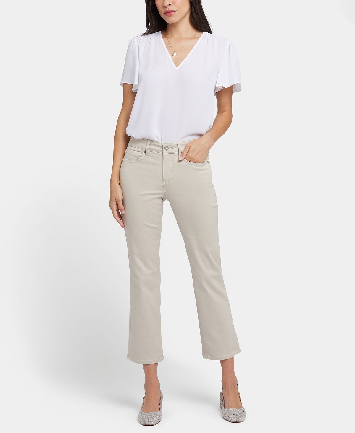 NYDJ Women's Marilyn Straight Ankle Jeans view 1 — MAYCSS fashion products