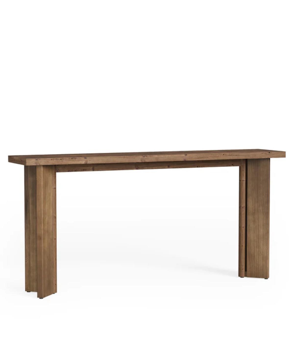 Slickblue Solid Wood Sofa Console Table for Foyer, Hallway, or Living Room