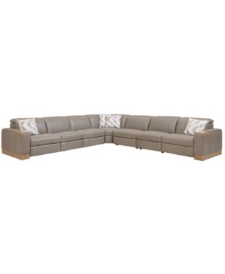 Maxyne 7-Piece L-Shape Sectional with 4 Power Motion Recliners