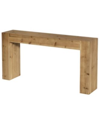 Entryway Console Table, Solid Wood Farmhouse Sofa Table for Foyer