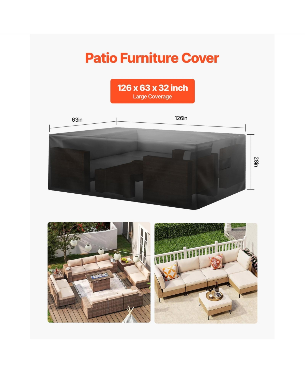 Cozito Patio Furniture Cover