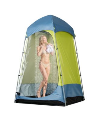 Camping Shower Tent, 1-Room Portable Privacy Changing Room with Steel Poles