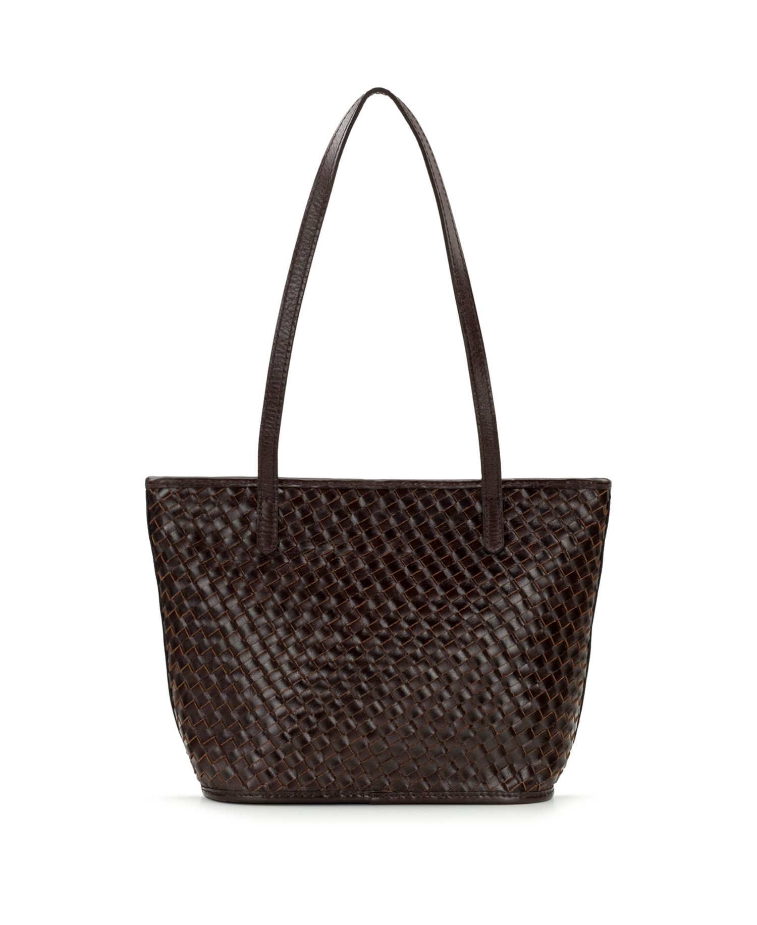 Emmie Medium Woven Leather Tote Handbag
