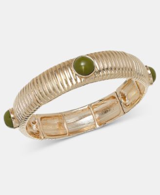 Stone Accent Bangle Bracelet