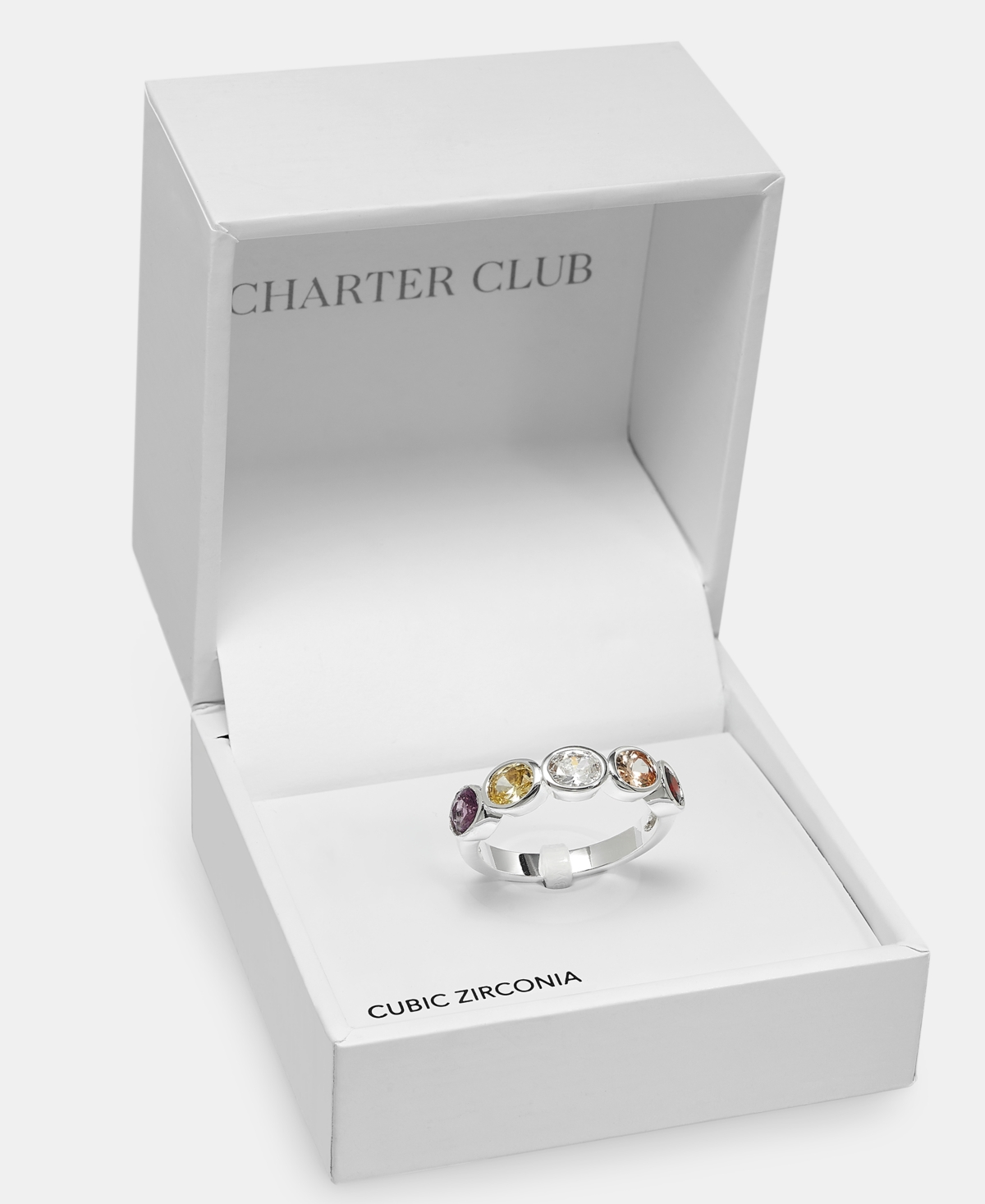 Charter Club Multi-Stone Oval Ring, Macy's Exclusive