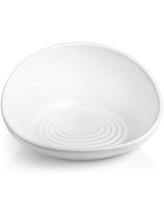Ceramic Cat Food Bowl, High-Low