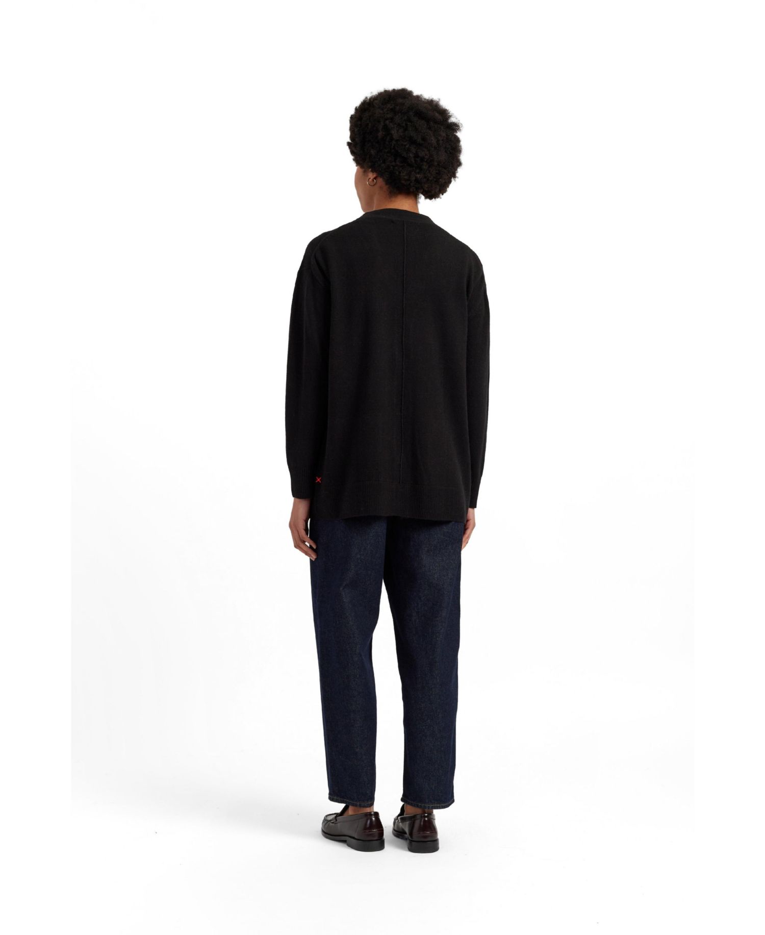 Women's Wool-Cashmere Long Cardigan