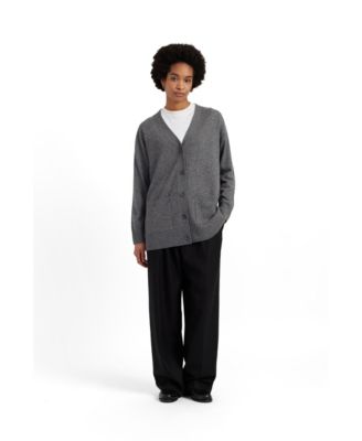 Women's Wool-Cashmere Long Cardigan
