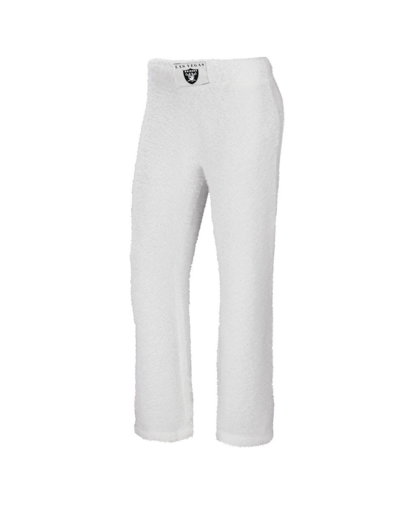 Женский комплект WEAR by Erin Andrews Women's 2-Piece Cream Las Vegas Raiders Plus Size Cozy Scoop Neck Tank Top & Pants Set — фото 4