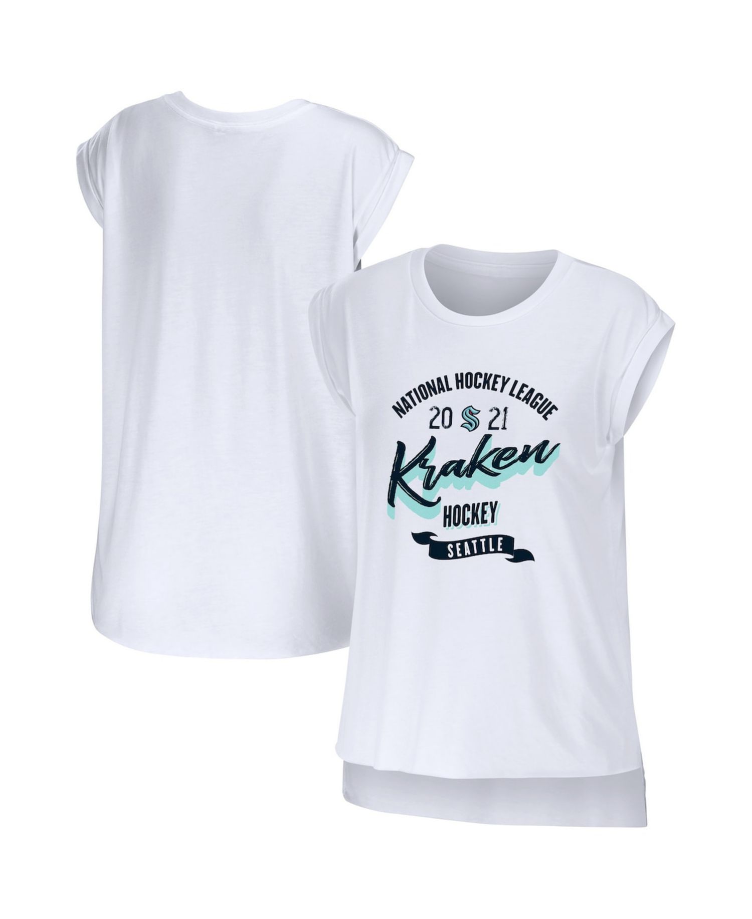 Women's White Seattle Kraken Domestic Tank Top