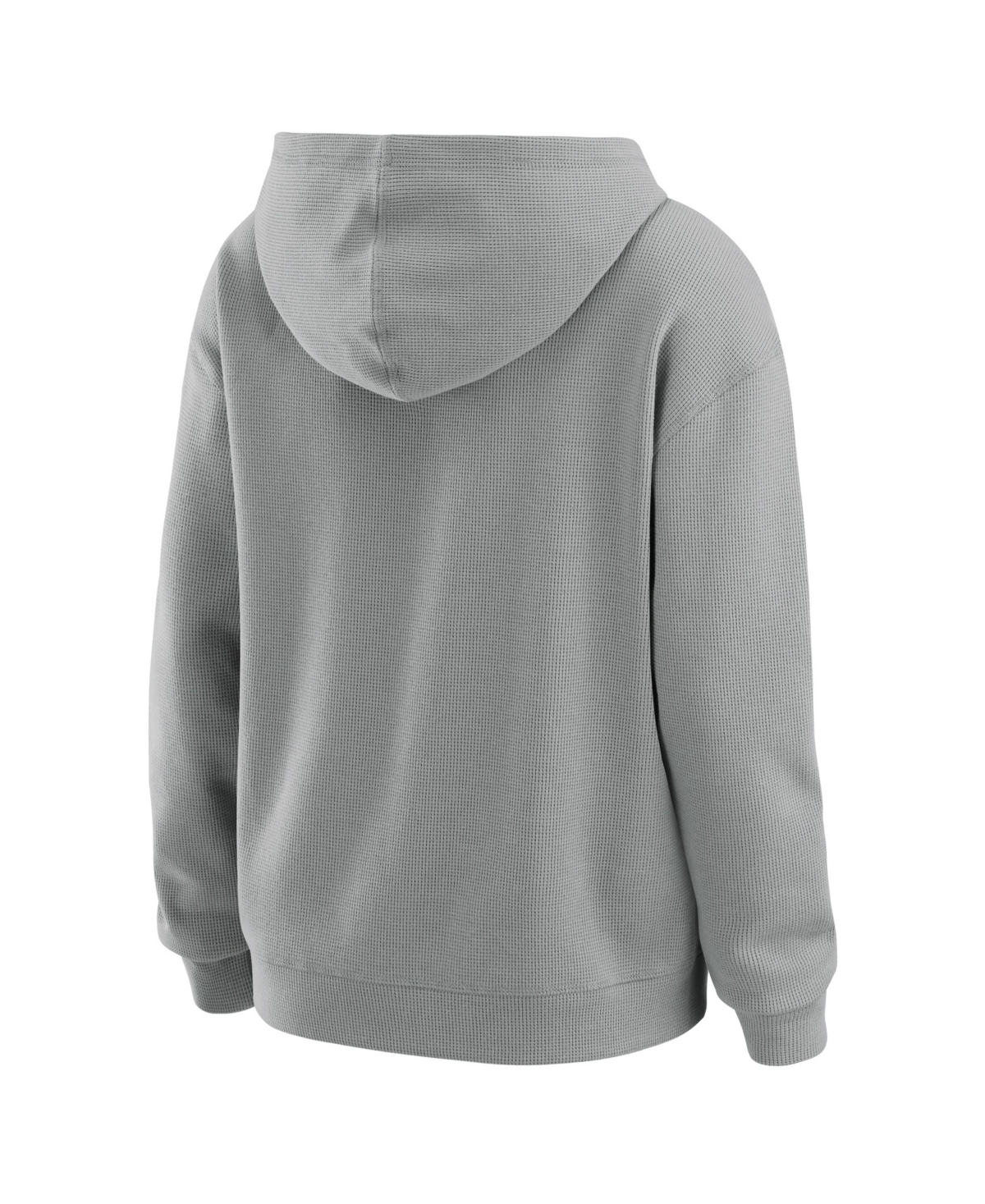 Wear by Erin Andrews Women's 2-Piece Gray Seattle Seahawks Plus Waffle-Knit Long Sleeve Hooded Shirt & Pants Lounge Set
