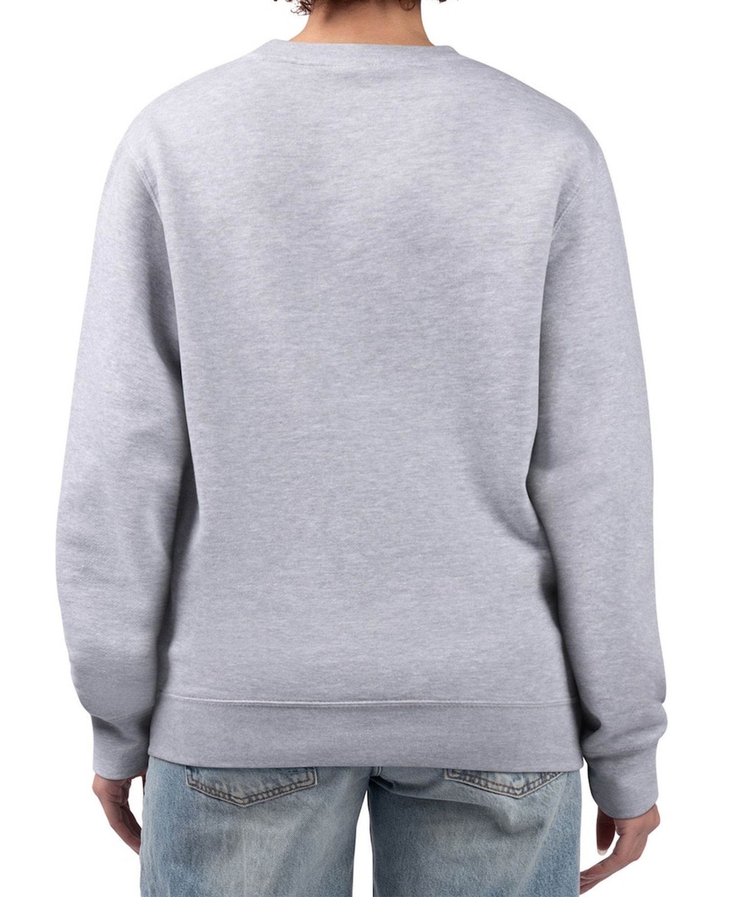 Women's Heather Gray Kansas City Chiefs Team Logo Graphic Tri-Blend Pullover Sweatshirt