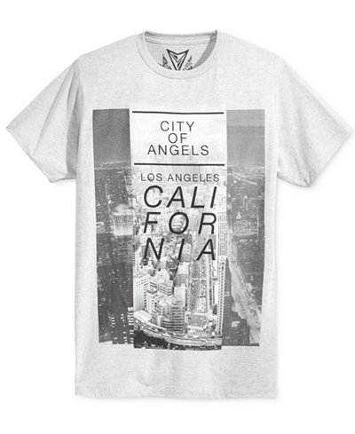 Univibe Men's California Los Angeles City View T-Shirt