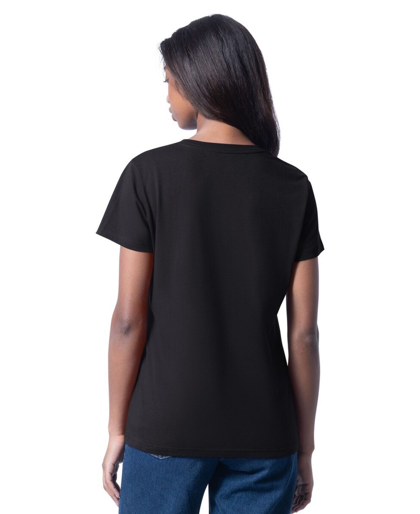 Женская футболка G-III 4Her by Carl Banks Black William Byron Cheer Dance V-Neck — фото 2
