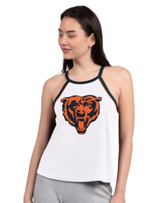 Women's White Chicago Bears Redemption Win Slub Tank Top