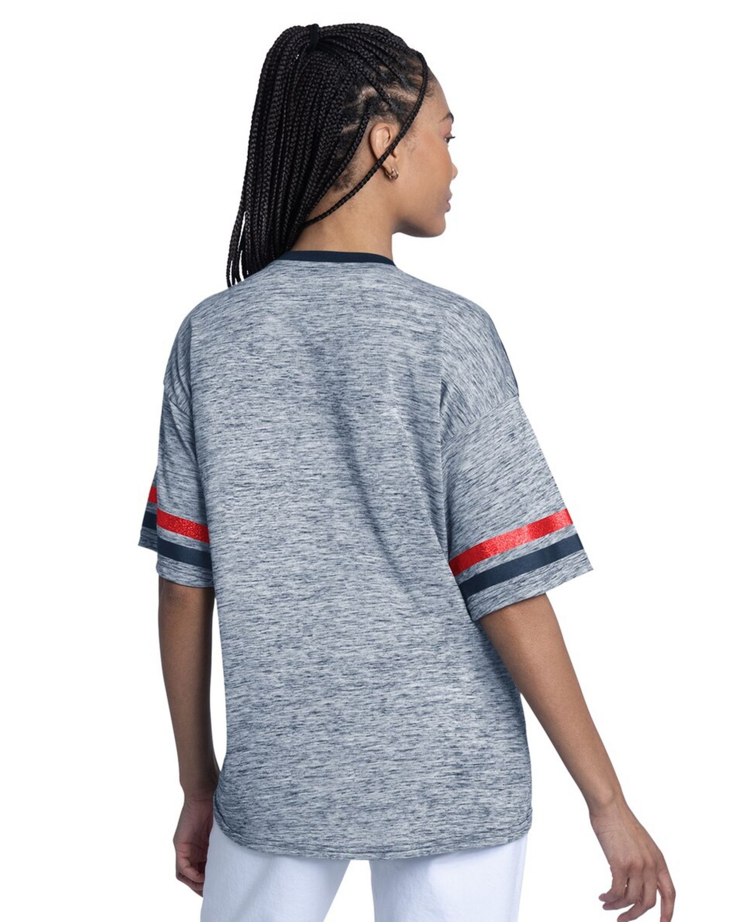 Women's Navy Cleveland Guardians Off-Season Oversized Top