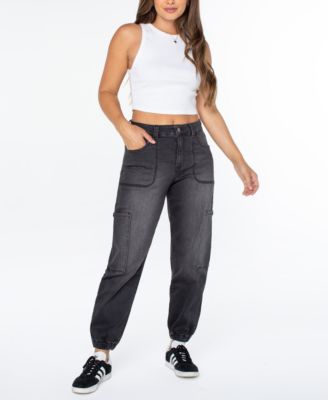 Women's High-Rise Cargo Jogger Pants