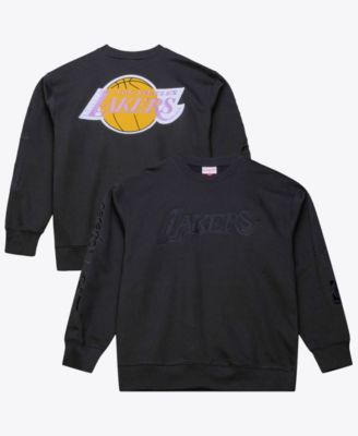 Men's Black Los Angeles Lakers Phantom Fleece Sweatshirt