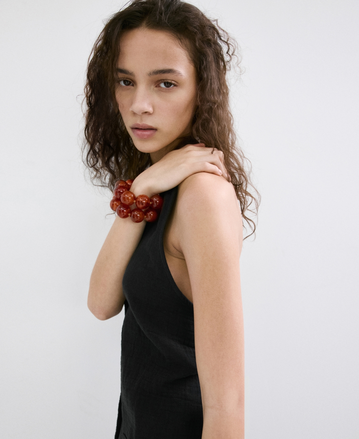 Mango Women's Buttons Halter-Neck Top