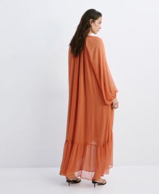 mango orange maxi dress Theophania Maxi Dress - Mango