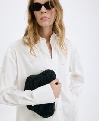 Women's Lyocell Cultivated Pearl Blouse