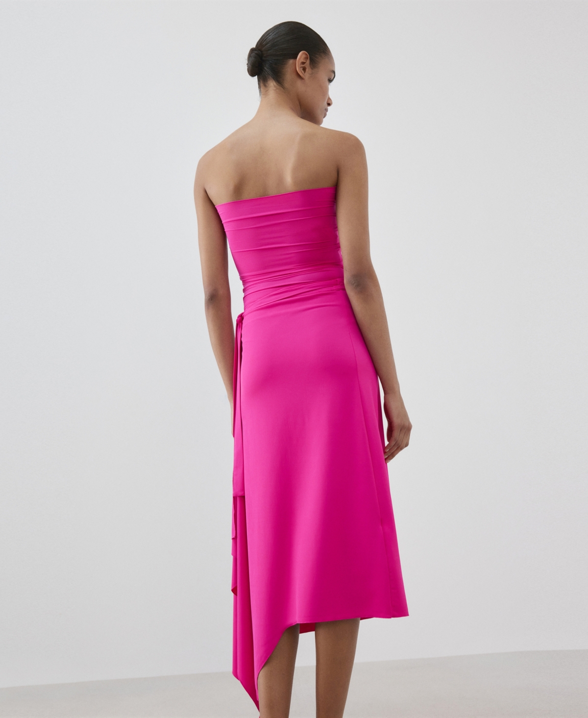 Mango Women's Asymmetric Midi Skirt