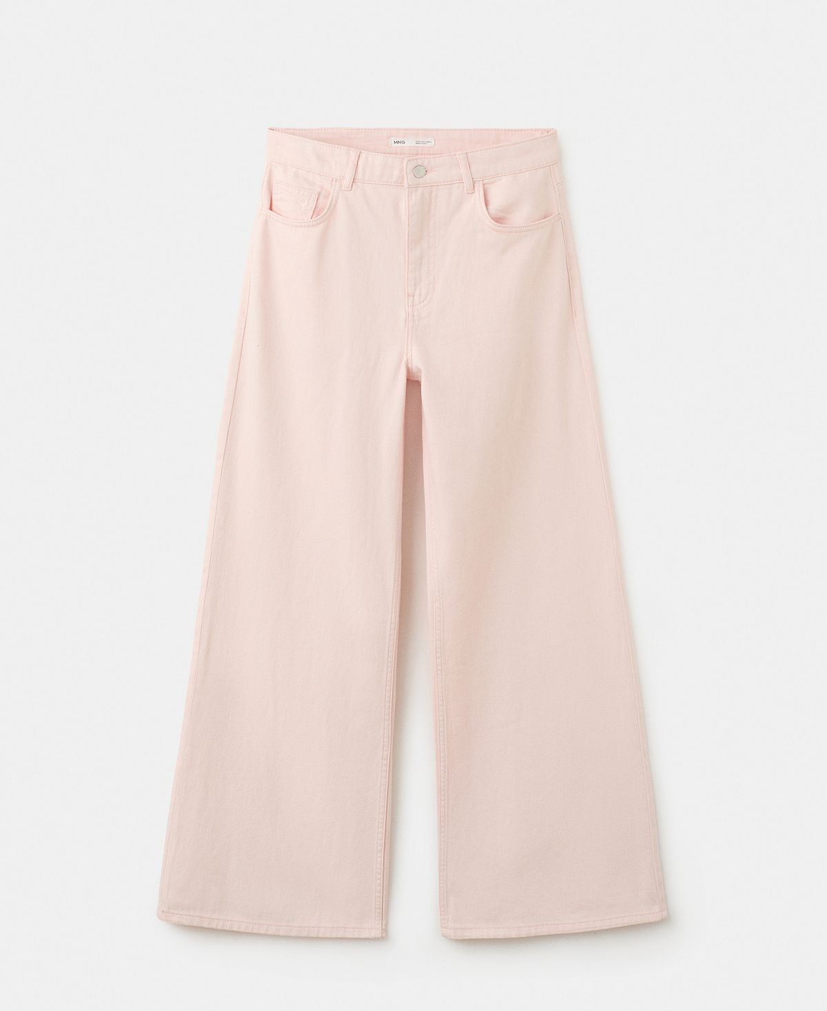 Mango Women's Wide Leg Mid-Rise Jeans view 5 — MAYCSS fashion products