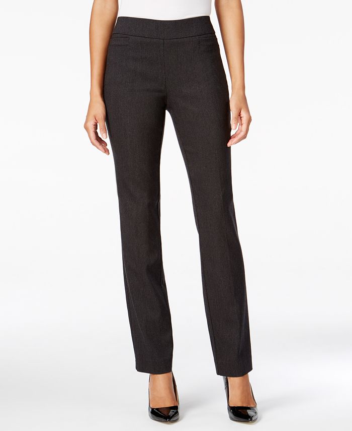 JM Collection Pull-On Slim-Leg Pants, Created for Macy's - Macy's
