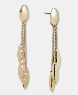 Shaky Chain Linear Drop Earrings