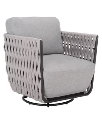 Nicole Rope Patio Swivel Chair