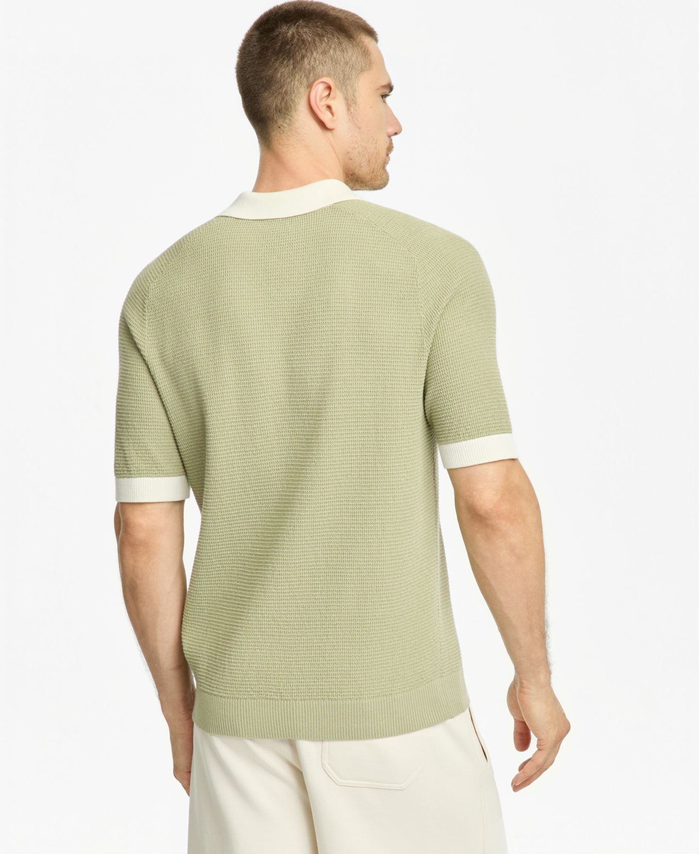 Мужское поло Hugo Boss Siablo Polo Shirt, цвет: Бежевый — фото 5