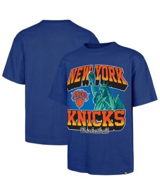 47 Brand Men's Blue New York Knicks Regional Franklin T-Shirt