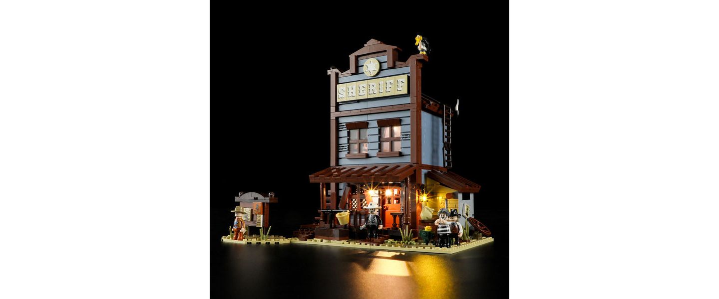 Детский конструктор Lumibricks Old West Sheriff's Office 1,240-Piece LED Building Set, Ages 16+ — фото 2