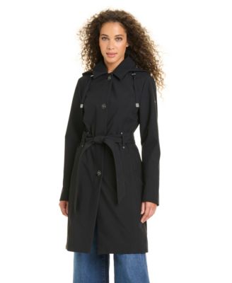 Women's Belted Softshell Coat