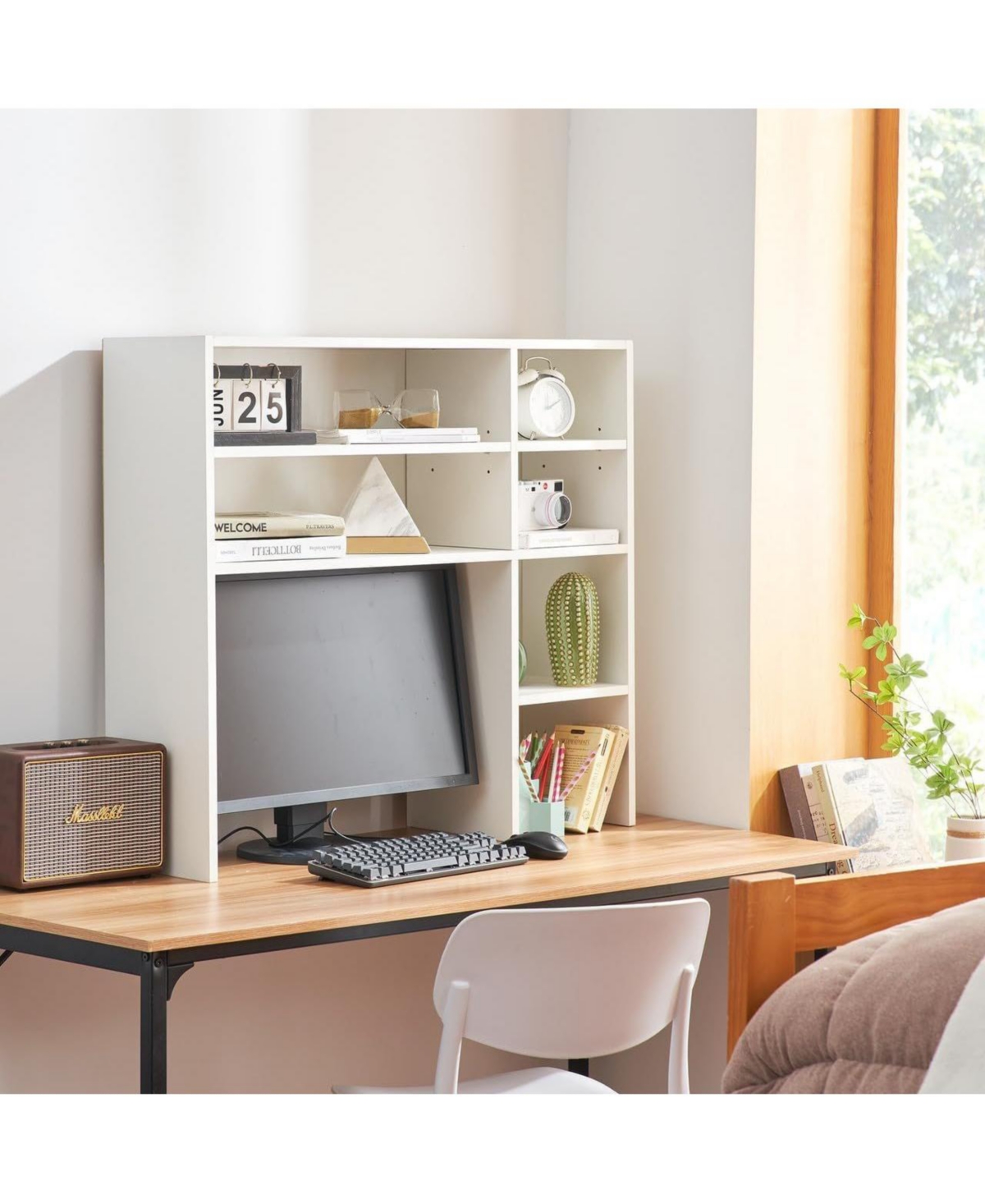 DormCo Yak About It Extra Shelves Dorm Desk Bookshelf