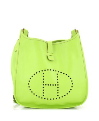 Pre-Owned HERMES GM Evelyne Bag Gen III Epsom