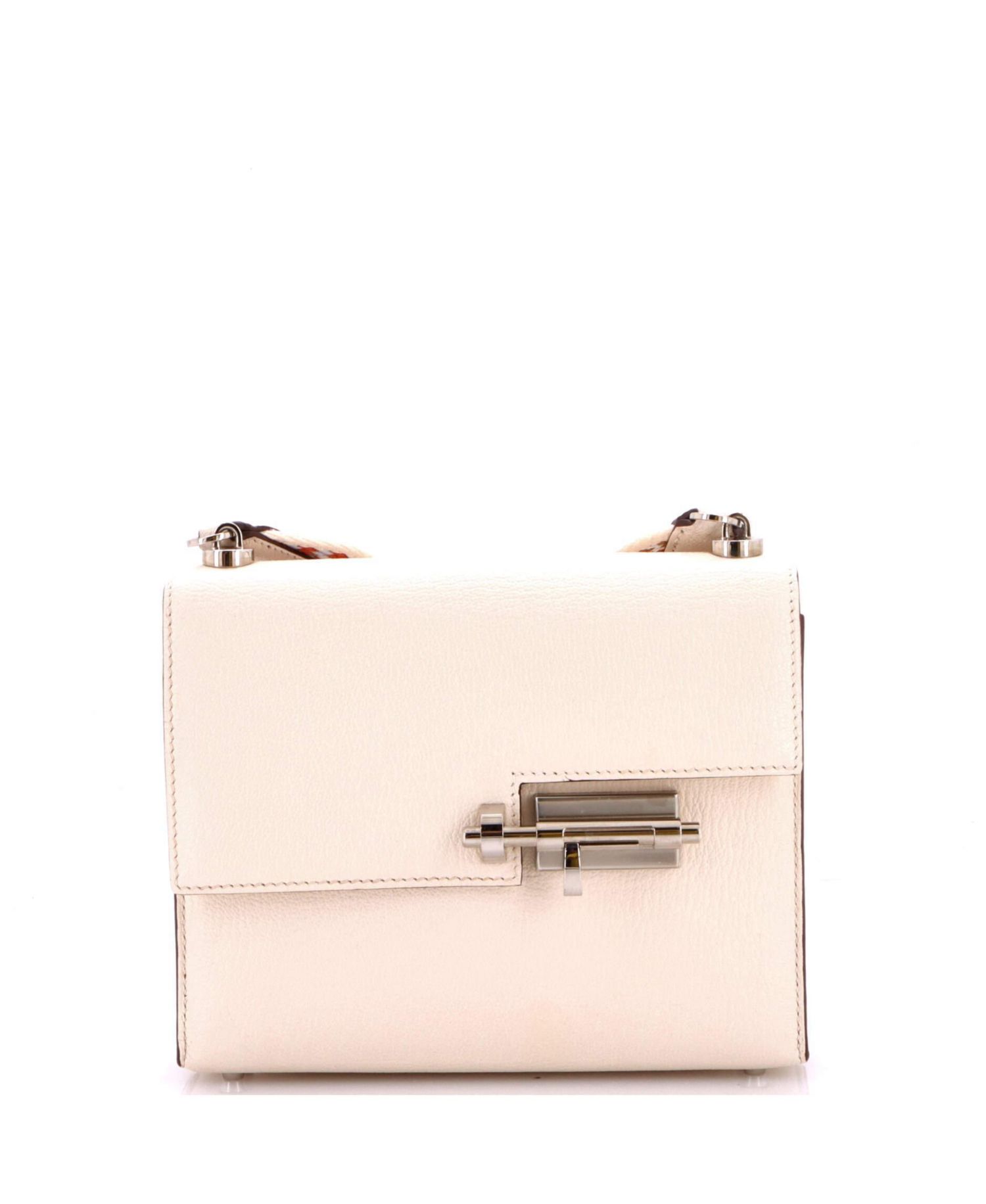 Mini Verrou Bag Chevre Mysore and Canvas